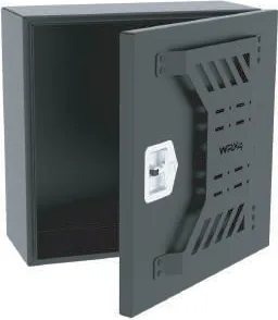 Render del baúl mediano WRX4 con la puerta abierta